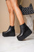 Becca Shoes Women's Platform Ankle Boot Tom Full 2