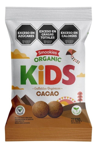 Organic Smookies Cocoa Cookies 6 X 120 Gr - Vegan 0