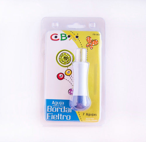 Aguja Punzon 7 Puntas Bordado Fieltro Vellon Cbx X Un -- Wep 0