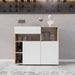 Modern Dining Room Sideboard Buffet, 90cm with Door and Drawer 4