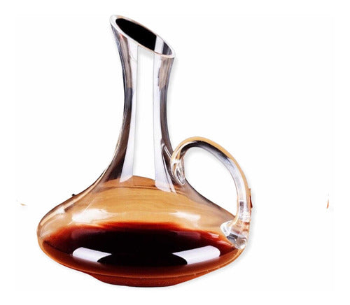 Tienda Mamá - Sommelier Glass Wine Decanter with Handle 0