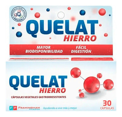 Quelat Hierro Capsulas X 30 0