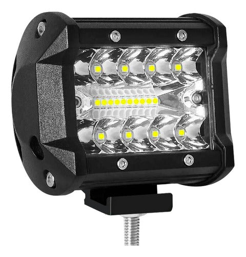 Faro Barra Auxiliar Led Spot 6500k 60w 12v/36v Alta Calidad 0