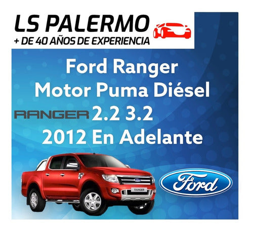 Kit 4 Filtros Ford Ranger 2.2 3.2 Aire Aceite Gasoil Polen 1