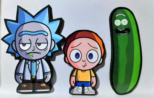 Jawa Rick And Morty Wooden Refrigerator Magnets 10 Cm By 3 0