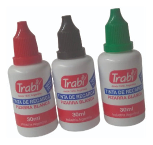 Trabi 18 Whiteboard Marker Ink X 30ml Each 0