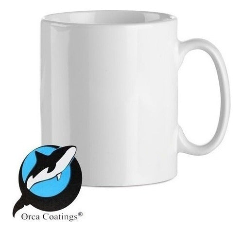 Orca Coatings Taza Blanca Importada Sublimar Aaa. La Mejor! 36 Unidades 0