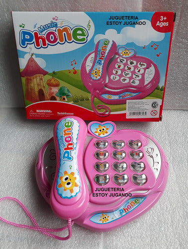 Interactive Learning Toy Phone with Voices and Lights in Spanish - Super Sale 1