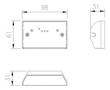 Poli LED Side Lights Set for Trucks 12V Amber 26256 1