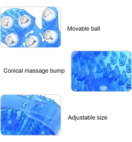 MegaCuper Manual Body Massager 9 Steel Balls 360 Degrees 1