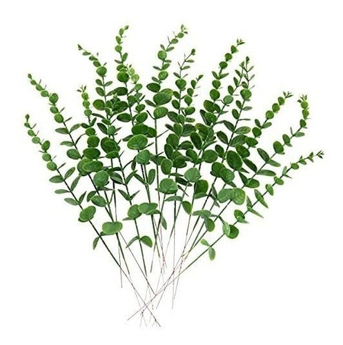 Joiba Artificial Eucalyptus Stems x15 U. Green 0