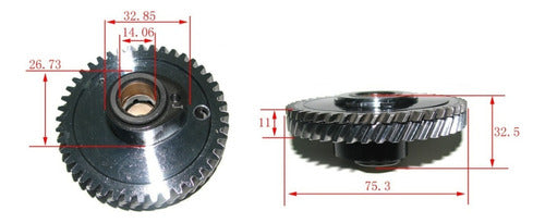 Arbol De Levas P/ Honda Cg 2000 Fan / Nxr Bros  W Std 1