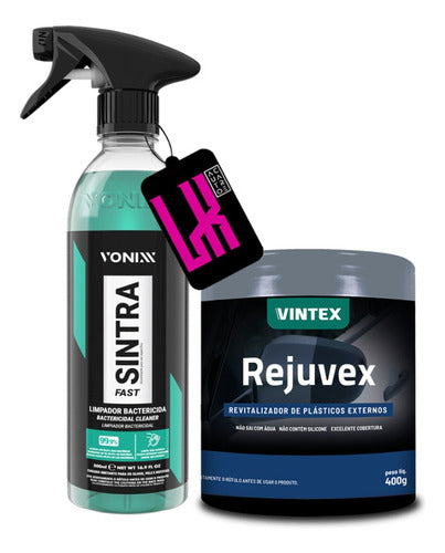 Limpador Bactericida Sintra Fast E Rejuvex Vintex Vonix 0