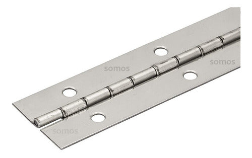 Häfele Continuous Piano Hinge in Nickel or Brass - 3.5 Mts 0