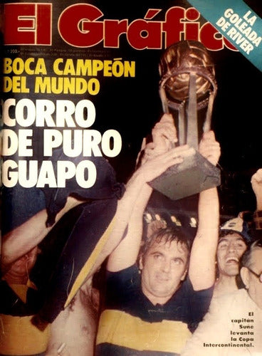 Boca Juniors Intercontinental 1977 Retro Champion T-Shirt 7