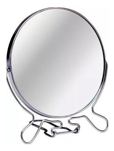 Fullimport Round Metal Mirror Double Sided 4 Inches Kaos 3