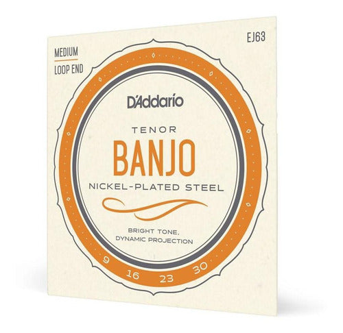 Encord Banjo Tenor .009 D'addario Nickel-plated Steel Ej63 0