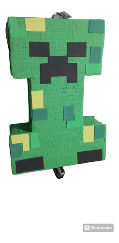 Bartola Souvenirs Creeper Minecraft Handmade Piñata 0