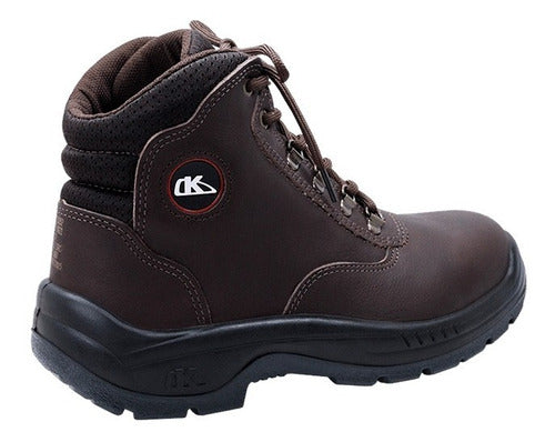 Kadesh Botin Adventure Cuero Marron Puntera Pvc C/caja 1