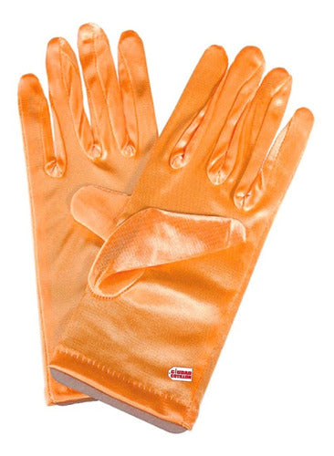 Rataplan Short Satin Gloves Charleston Costume 0