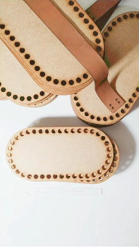 Rodnia Combo Bases Para Trapillo 25 X 15 Cm Mdf Y Asas Cuerina 0