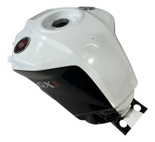 Tanque De Nafta Original Gilera Gx1 Blanco Con Negro Outlet 1