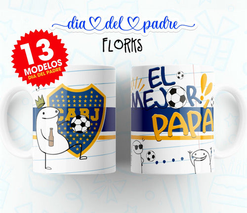 Plantillas Tazas Dia Del Padre Flork Futbol Sublimar #t198 1