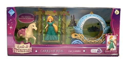 Carruaje Real Fibro Estilo De Princesas 6973 0