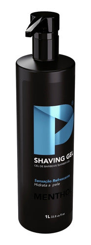 Shaving Gel De Barbear Play Menthol 1kg Pezinho Fardo 2 Unid 6