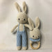 Malú Amigurumis Trio Bunny Plush + Rattle/Teether + Pacifier Holder 2