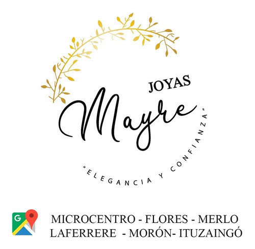 Joyas Mayre Luna Earrings with Cubic Stones in 925 Silver - Pair for Women and Girls 5