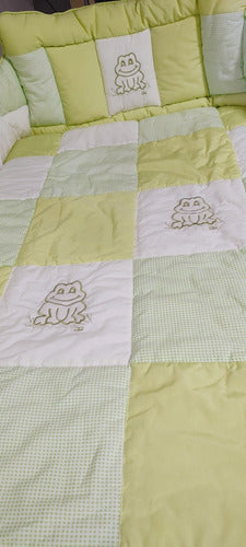Ana Giammaría Quilted Bedding Set and Bumper for Functional Crib 2