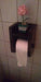 Rustic Solid Pine Wood Toilet Paper Holder with Small Shelf 4