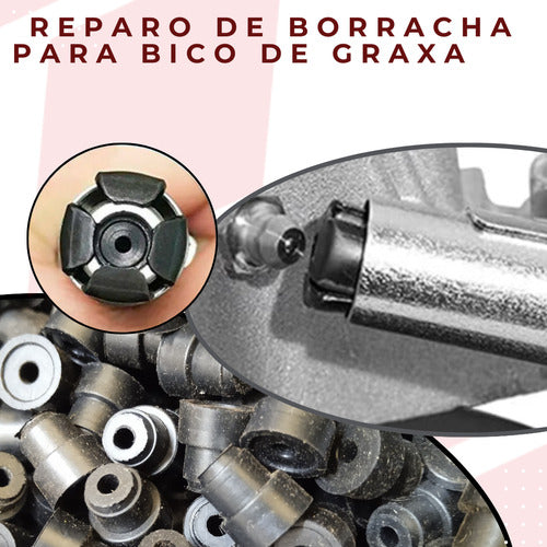 Reparo De Borracha Para Bico Aplicador De Graxa - 2 Peças 4