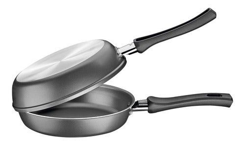 Tramontina Double Omelet Pan 20cm 0