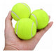 Mercadoflash Pet Tennis Ball Toy with Black Paws in Orange 3