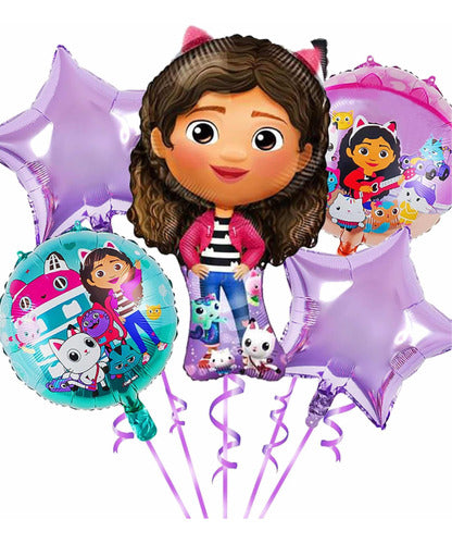 Generic Pack of 125 Gaby and La Casa De Muñecas Silhouette Balloons 92cm! 3