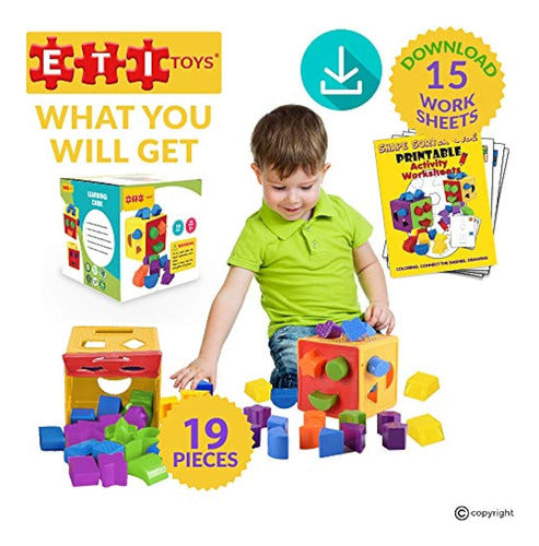 Eti Toys  19 Piezas Únicas Educacionales Y Juguetes Para Niñ 3