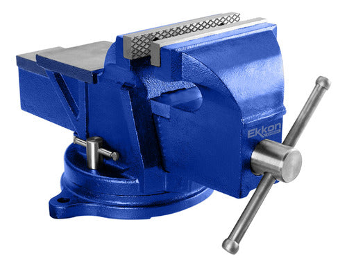 Kommberg Rotating Bench Vise with Anvil 4" 10 cm 0