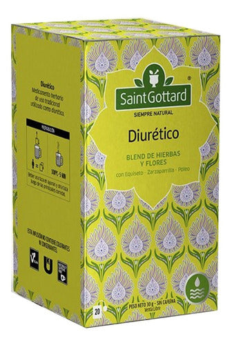 Pack X 6 Tisana Diuretico Saint Gottard X20 Saquitos 0