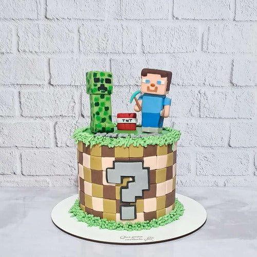 Tortas Decoradas Minecraft 1