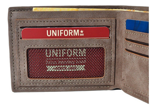 Uniform PU Men's Simple Original Wallet 12704 5