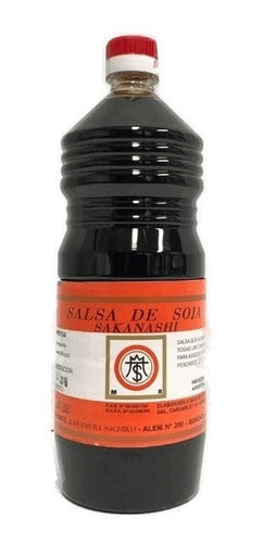 Salsa De Soja Sakanashi Sabor Fuerte 970ml 0