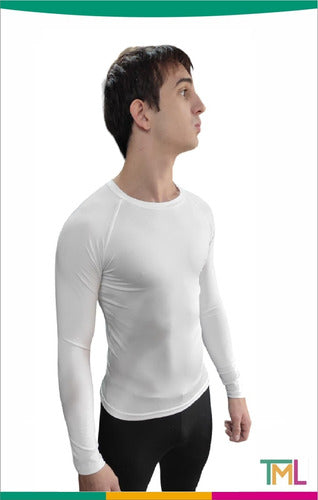 Tourmalhyn Winter Cold Kit Thermal Long Sleeve Shirt + Neck Cover 2