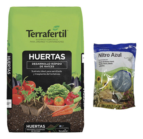 Huertas Professional Substrate 50L with Nitro Azul 1kg 0