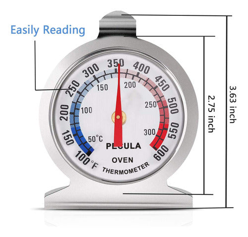 Pecula Oven Thermometer 50-300 °C Stainless Steel Kitchen 1