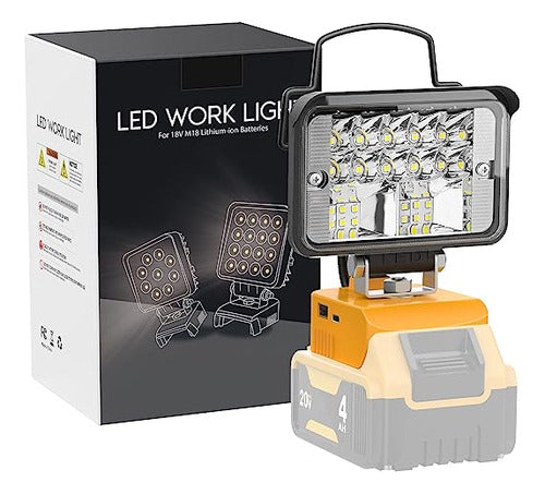 Livowalny Luz De Led Para Baterias Dewalt 20w 2000lumenes 0