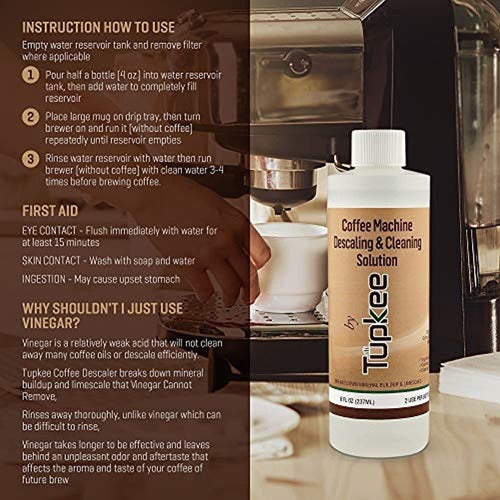 Tupkee Universal Coffee Machine Descaling Solution 4