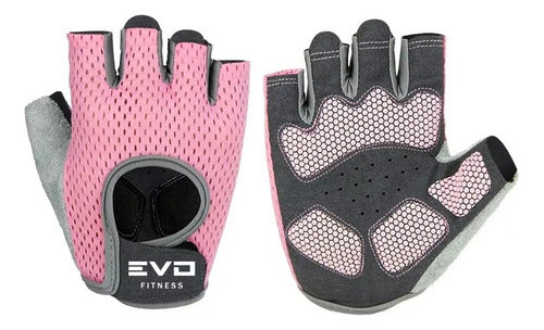 EVO Pink Training Gloves for Weightlifting, Crossfit and Fitness 0