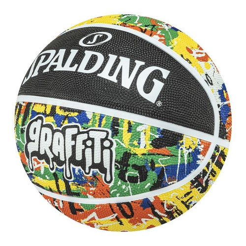 Spalding Graffitti Fiba Indoor Outdoor Tricol Basketball 7